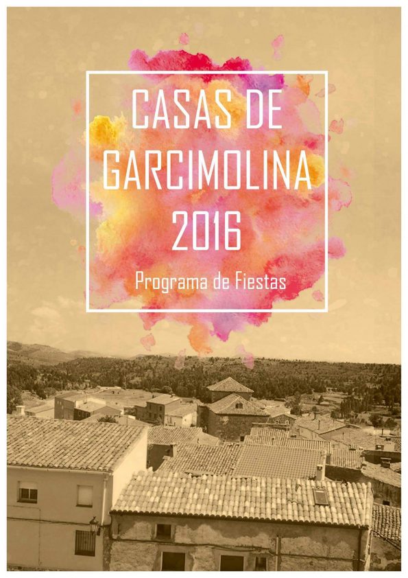 Programa de las fiestas de Garcimolina 2016