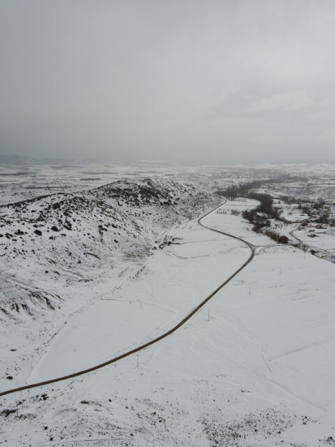 Rumbo a la serranía (nevada) de Cuenca