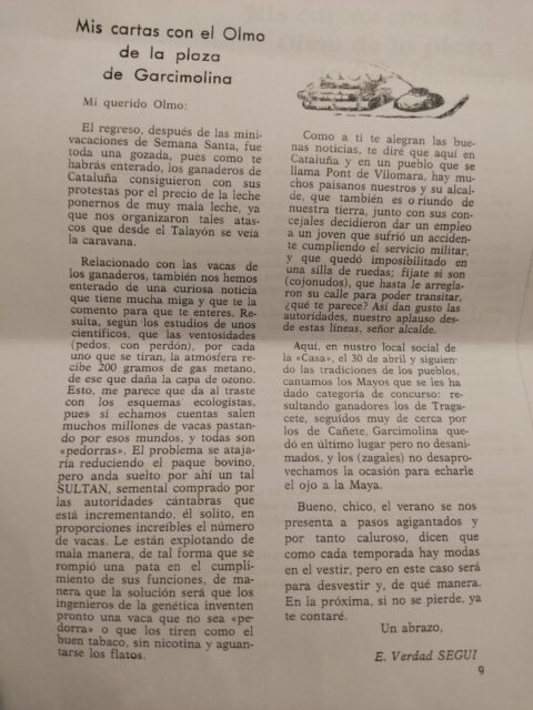 Al olmo de Garcimolina (Carta 2)