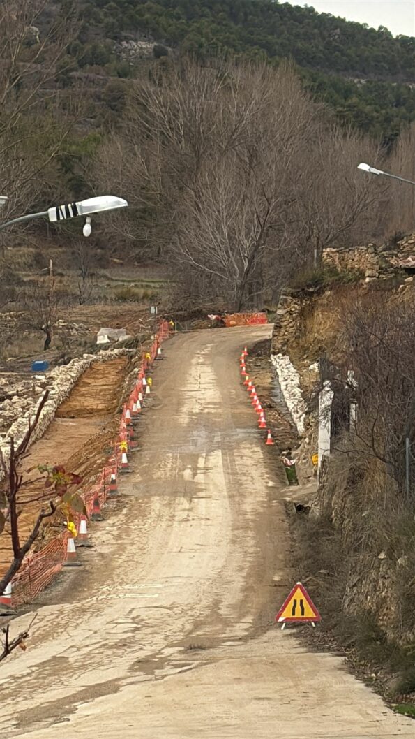 Avanzan las obras de la travesía de Garcimolina 19/12/25