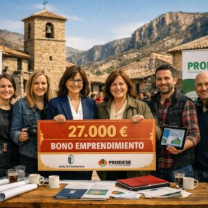 La Junta y Prodese inyectan 135.000 euros en Bonos Emprendimiento para cinco proyectos que fijan población en la Serranía de Cuenca