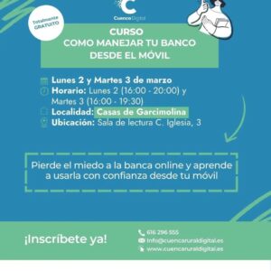 Casas de Garcimolina impulsa la digitalización rural con cursos gratuitos