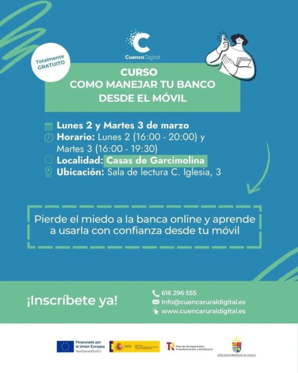 Casas de Garcimolina impulsa la digitalización rural con cursos gratuitos