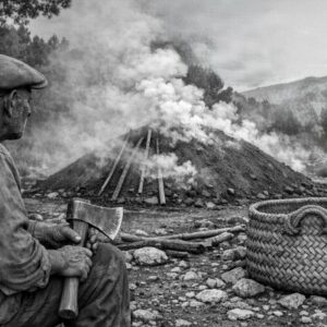 El carbonero vegetal en la Baja Sierra