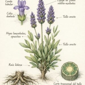 El espliego (lavandula latifolia)